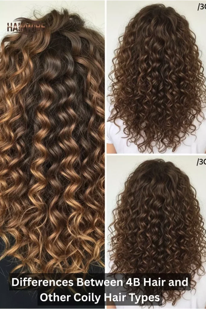 Differences Between 4B Hair and Other Coily Hair Types