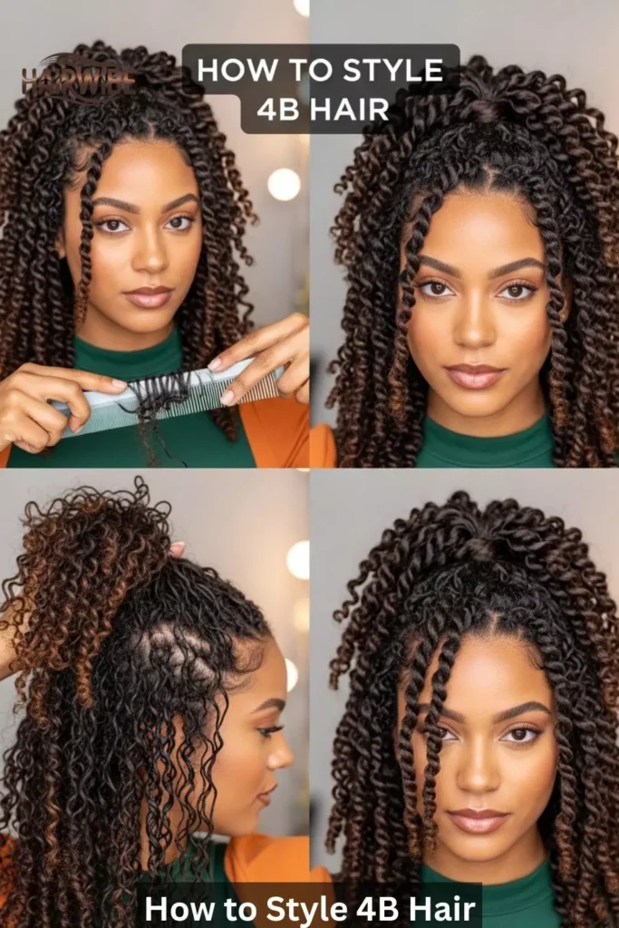 How to Style 4B Hair