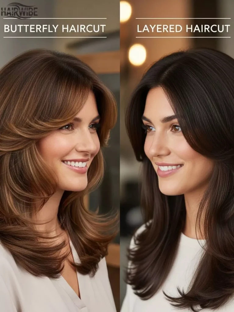 Butterfly Haircut vs Layers