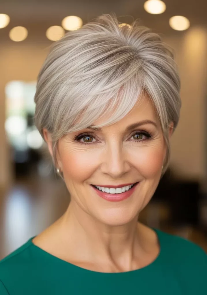 Short Hair Over 60 for Thinning Hair