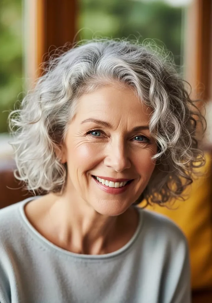 Short Hair Over 60 Curly Styles