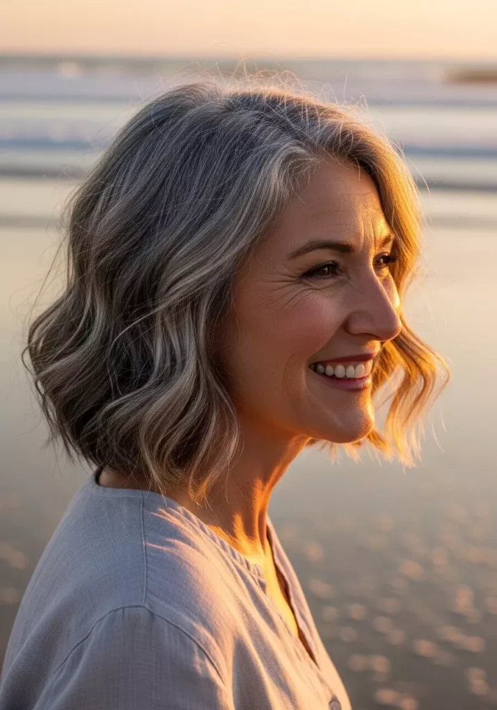 Short Hair Over 60 Wavy Hairstyles