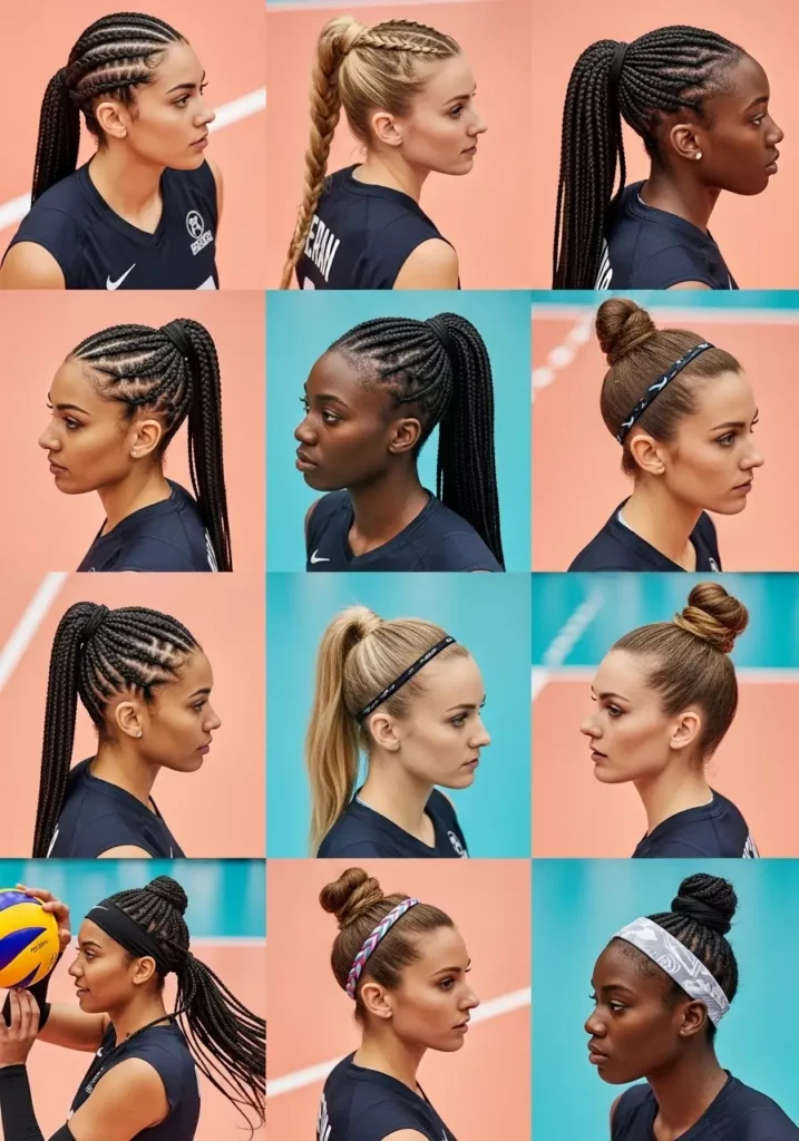 Stylish and Modern Volleyball Hairstyles for Professional Athletes