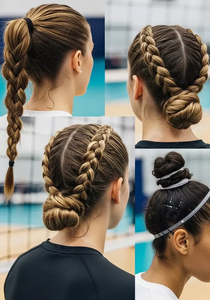 Functional and Durable Volleyball Hairstyles for Intense Training