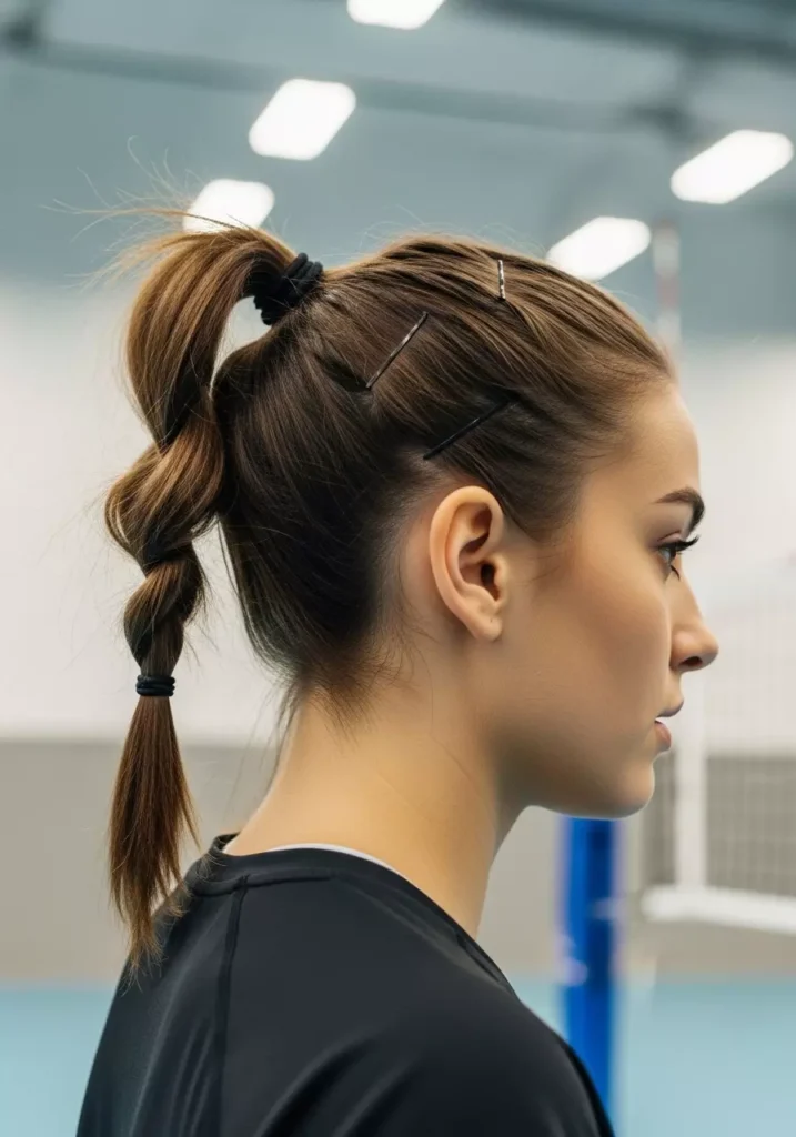 Simple and Practical Volleyball Hairstyles for Daily Training