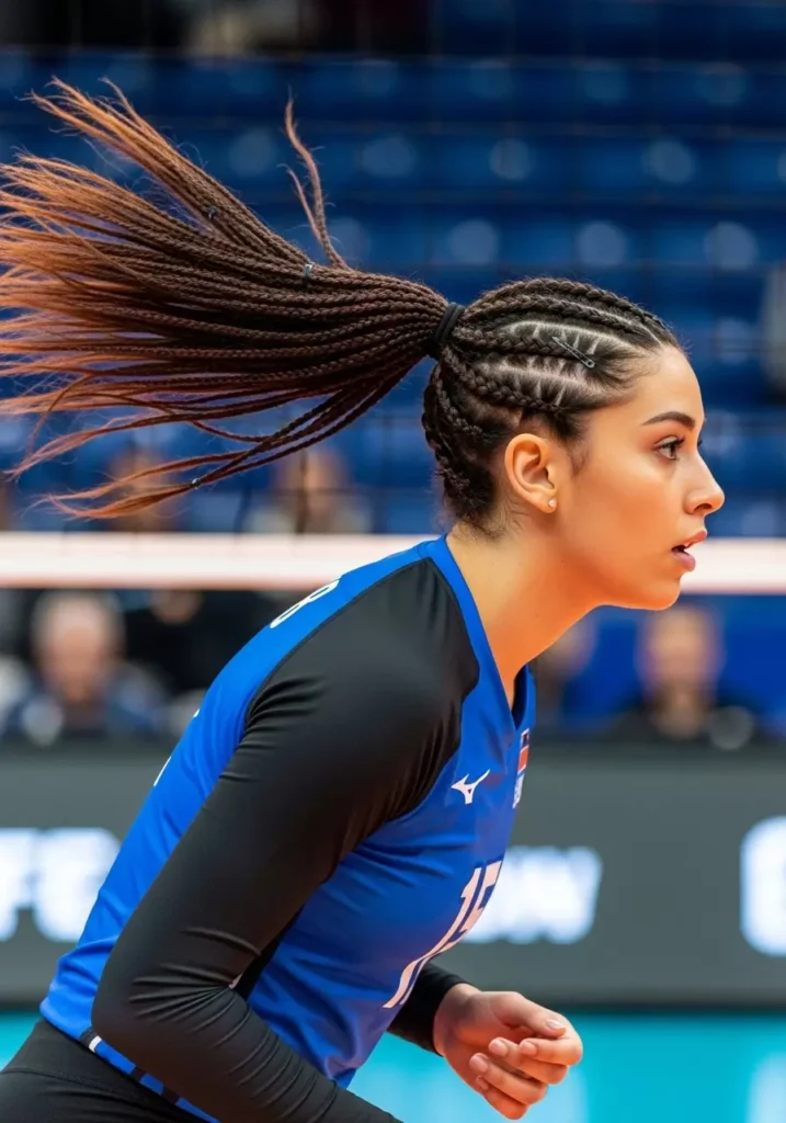 Comfortable and Long-Lasting Volleyball Hairstyles for Athletes