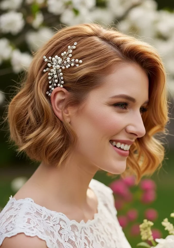 Wedding Hairstyles for Short Hair