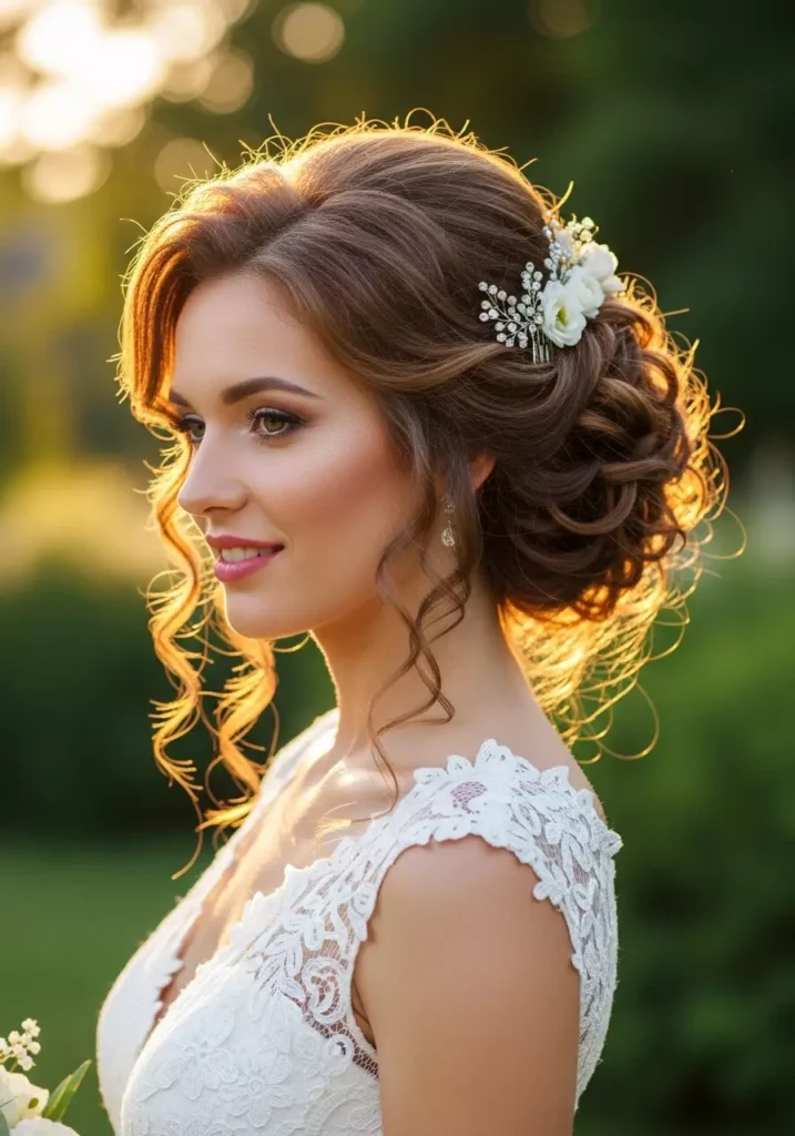 Wedding Hairstyles for Curly Hair