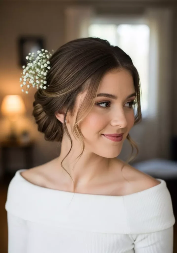 Simple Wedding Hairstyles at Home