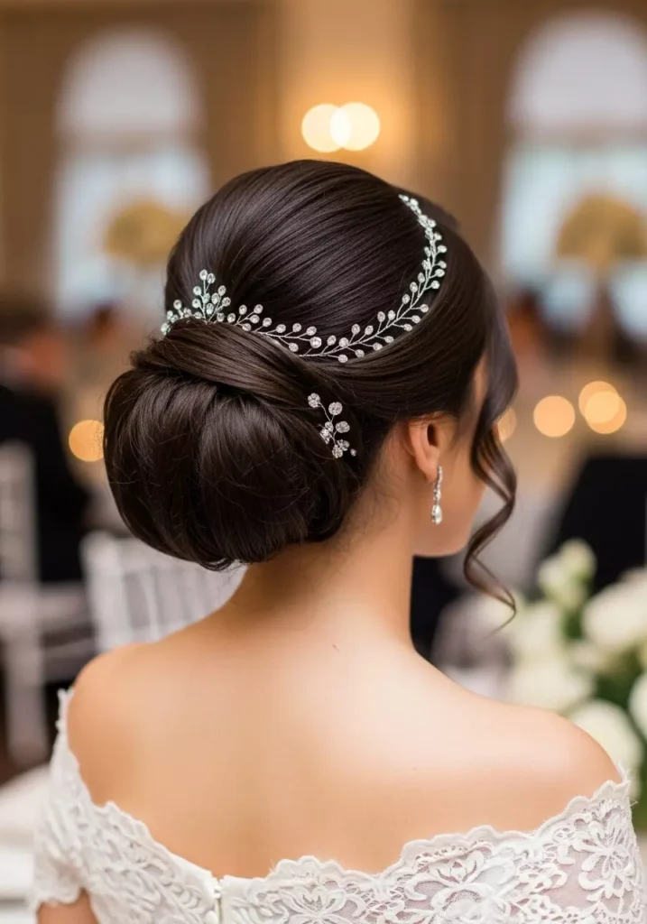 Glam Wedding Hairstyles for Receptions
