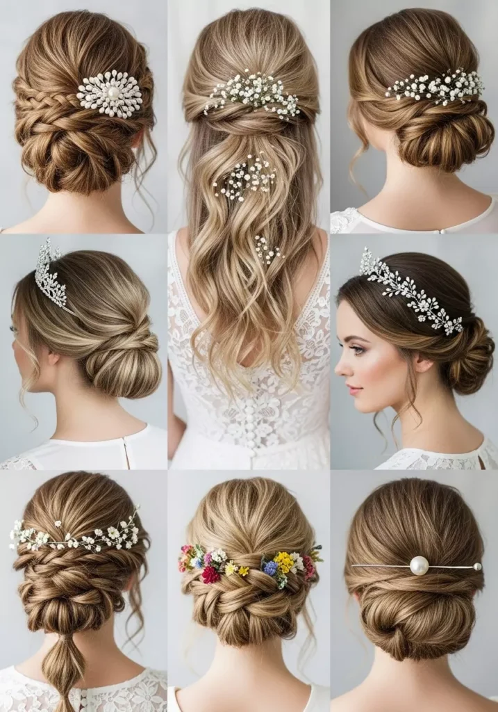 Wedding Hairstyles with Accessories