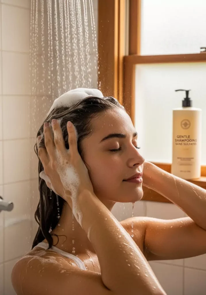 Gentle Shampooing Without Sulfates