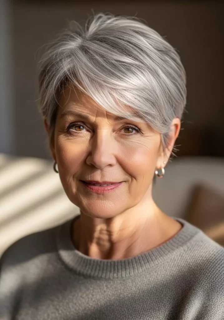 Short Hair Over 60 Pixie Cuts