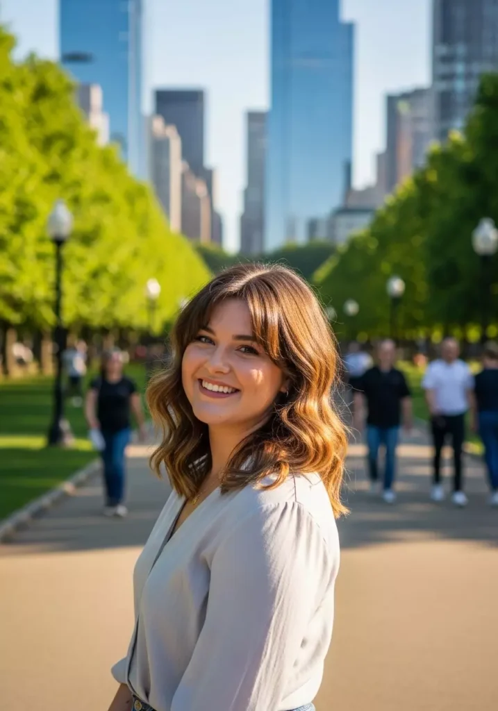 Wavy Hair Bangs Round Face