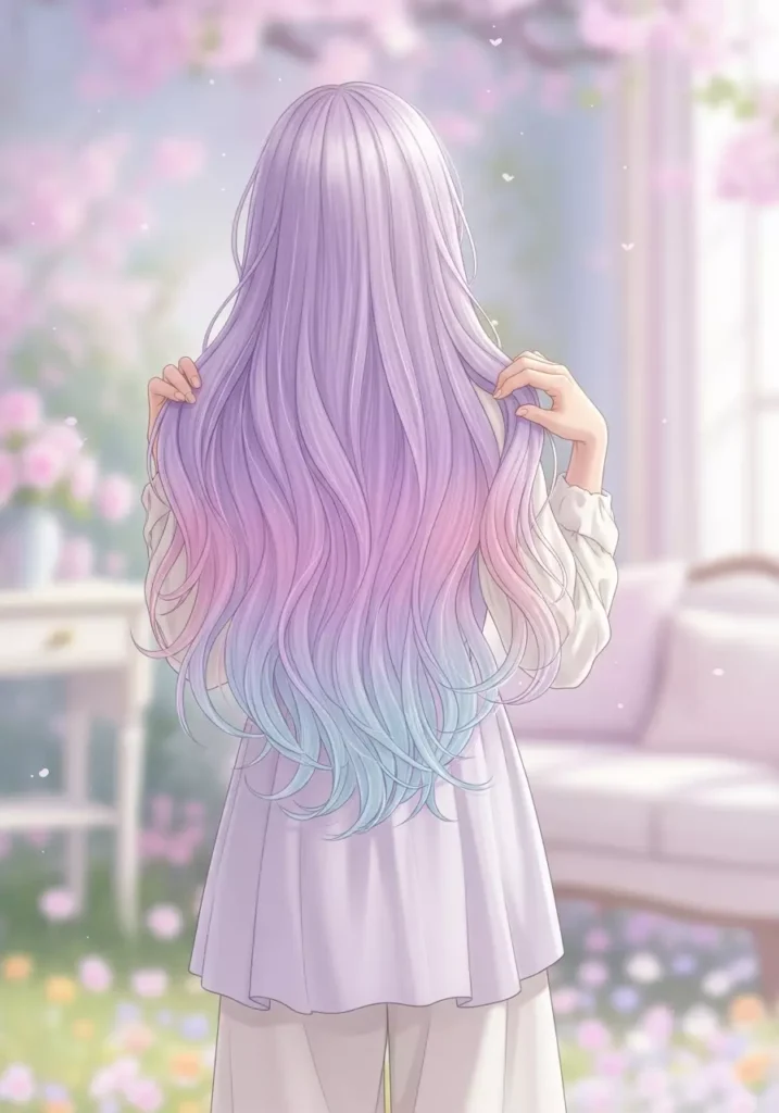 Pastel Purple Hair Aesthetic