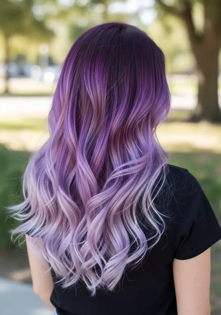 Purple Ombre Hair Ideas