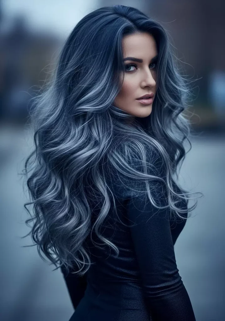 Ashy Dark Blue