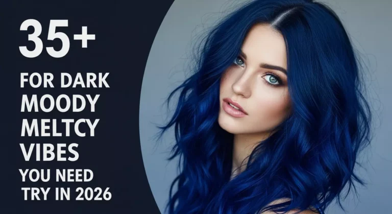35+ Dark Blue Hair Looks for Moody, Melty Vibes You Need to Try in 2026