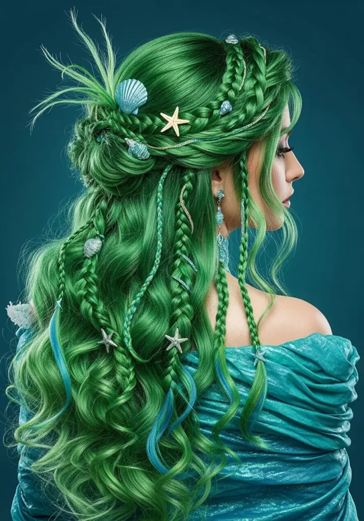 Mermaid-Inspired Green