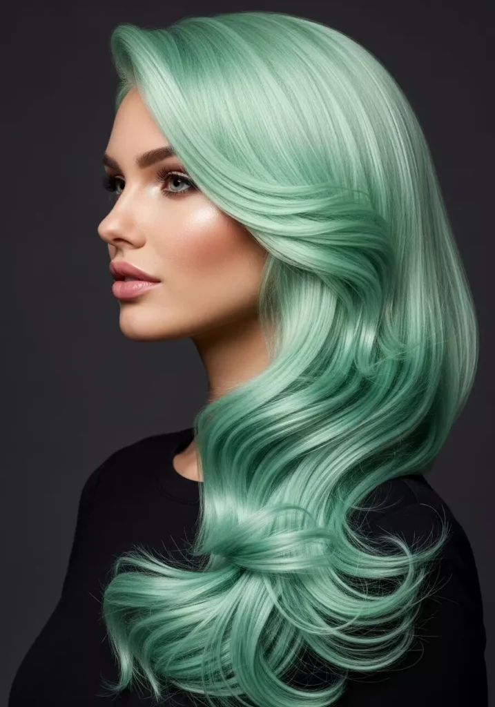Pastel Green Ombre