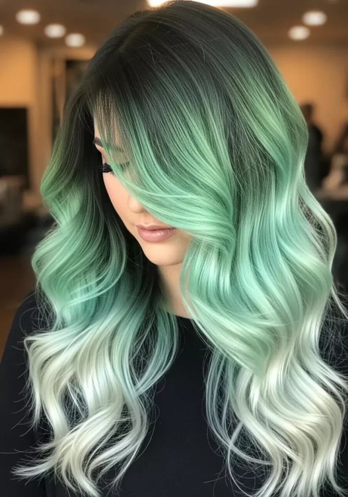 Deep Green Roots with Light Ends