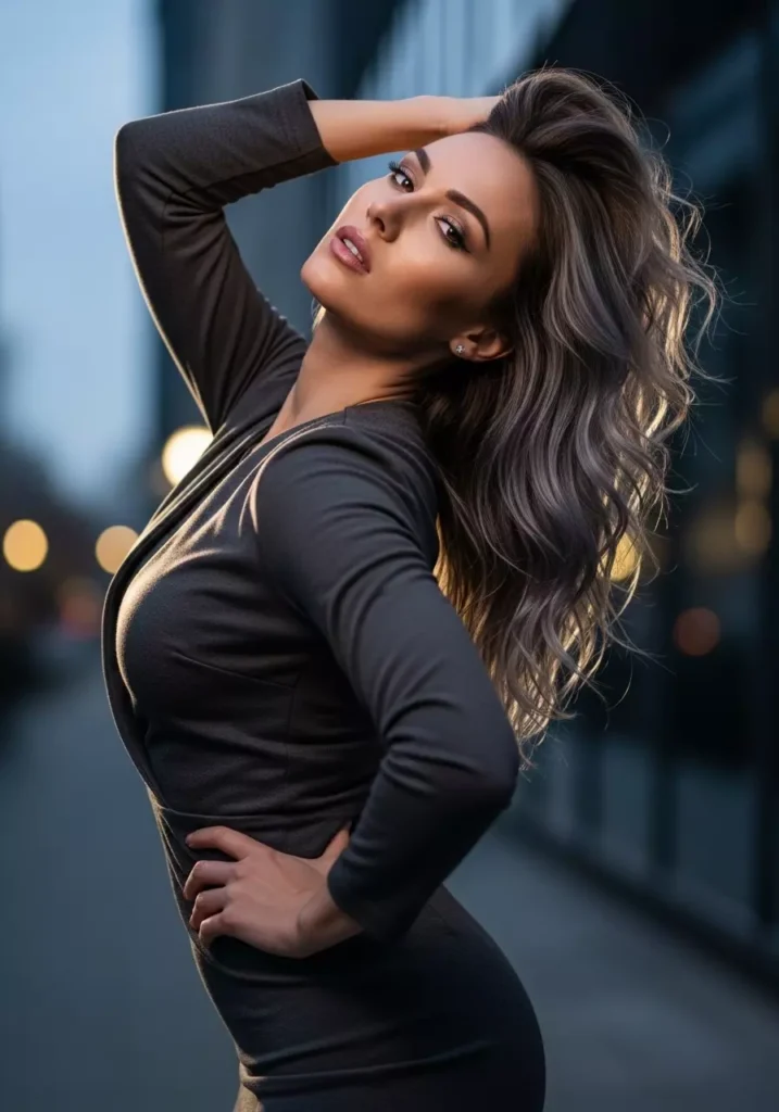 Ash Grey-Brown Hair Color