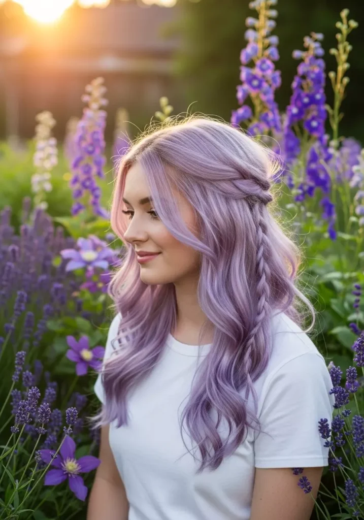 Soft Lilac Hair Inspiration