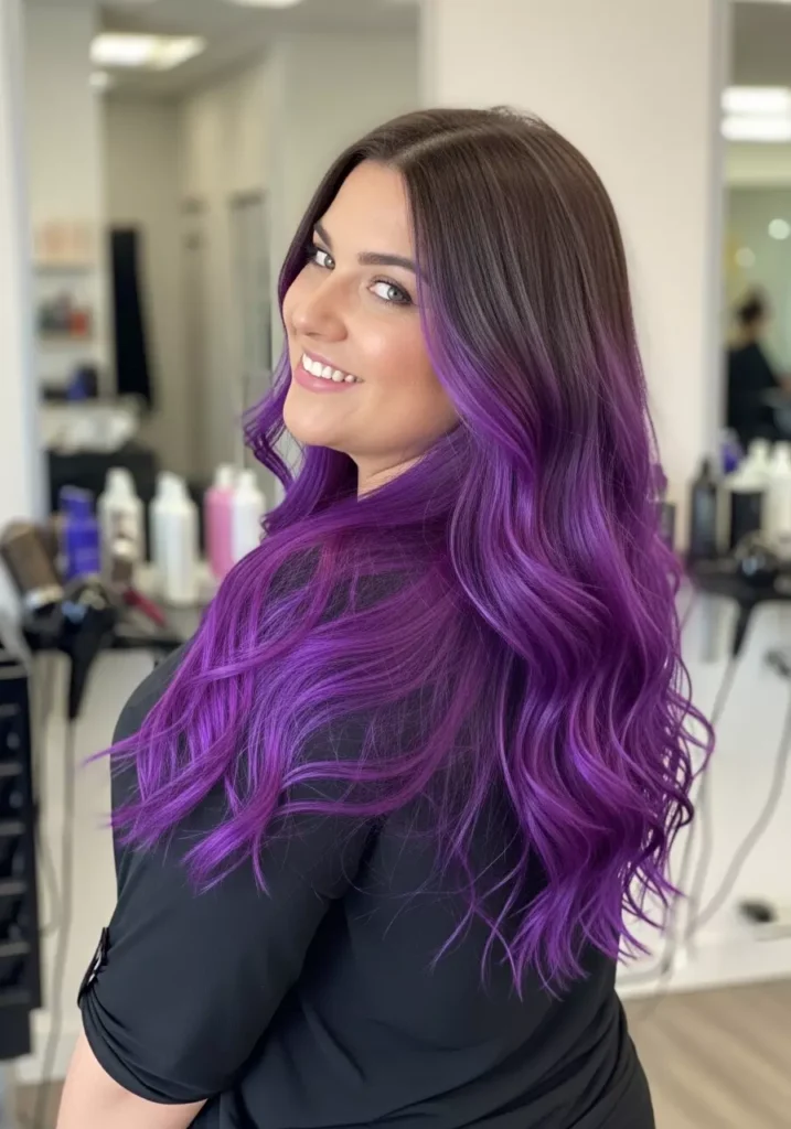 Purple Hair for Brunettes