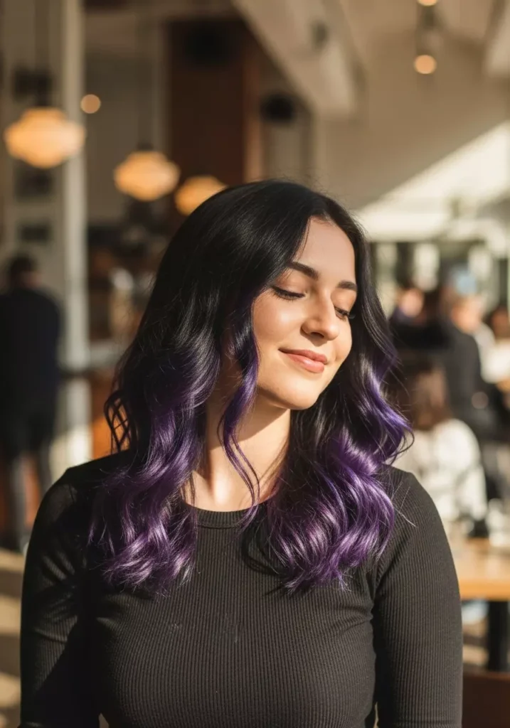 Subtle Purple Underlights
