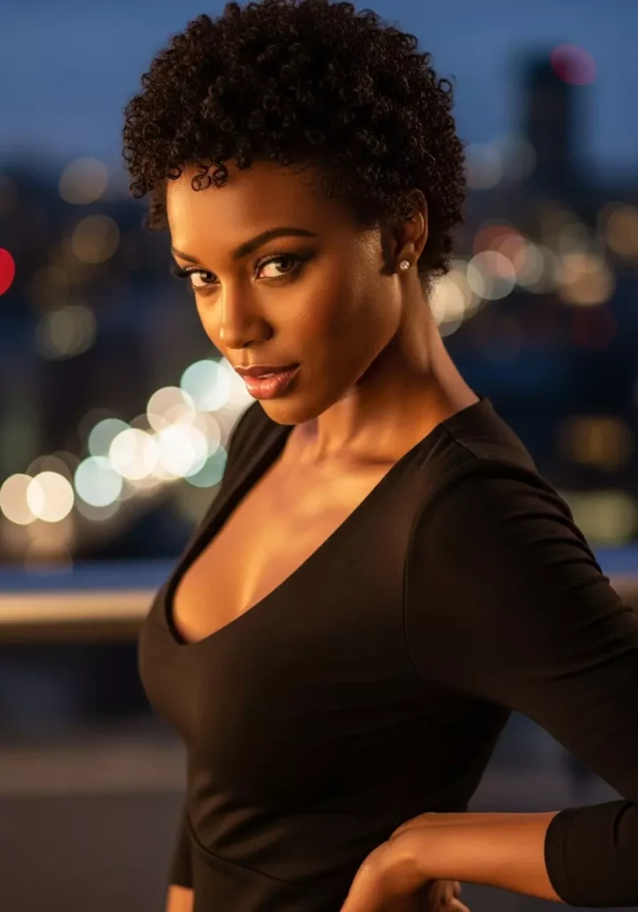 Short Black Female Hair