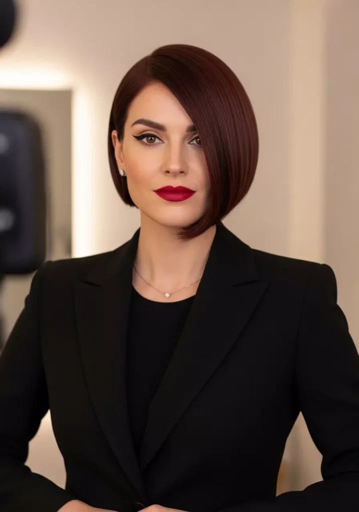 Blunt Bob Cut Bold and Elegant Look