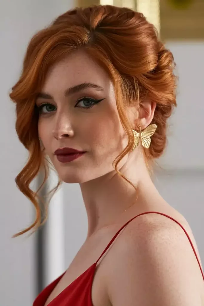 Messy Bun Updos for Frizzy Hair
