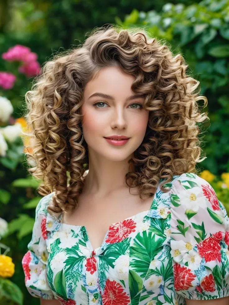 Blowout Haircut for Curly Hair