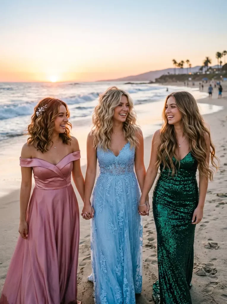 Beach Wave Prom Hairstyles