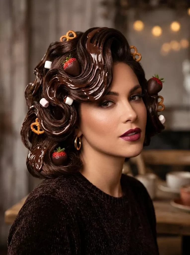 Chocolate Fondue Hair
