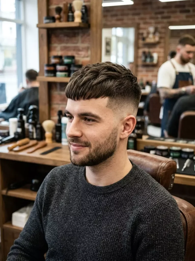 French Crop Men’s Hair Cut