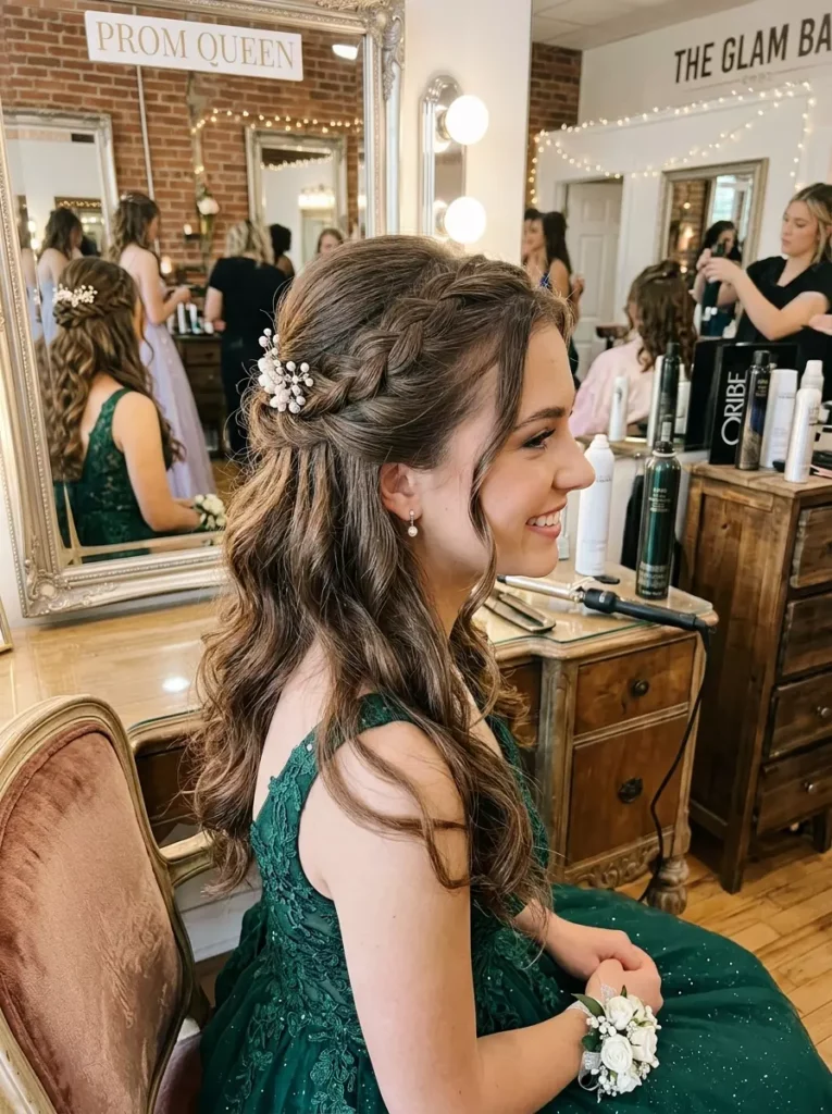 Half-Up Prom Hairstyles