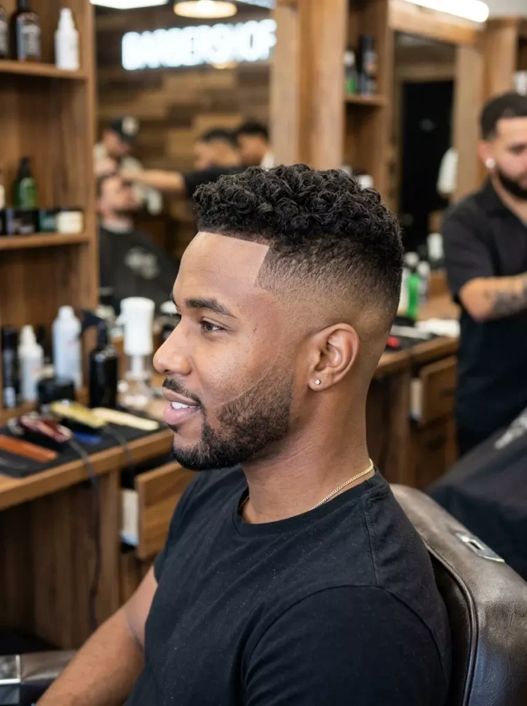 High Fade Men’s Hair Cut