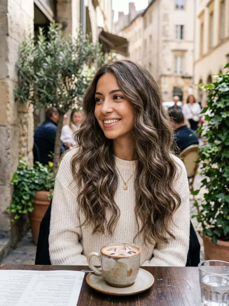 Iced Mocha Brown Hair