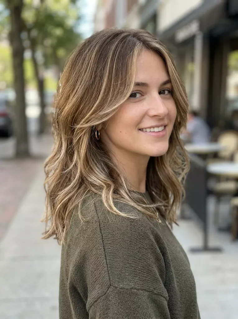 Layered Haircuts with Highlights