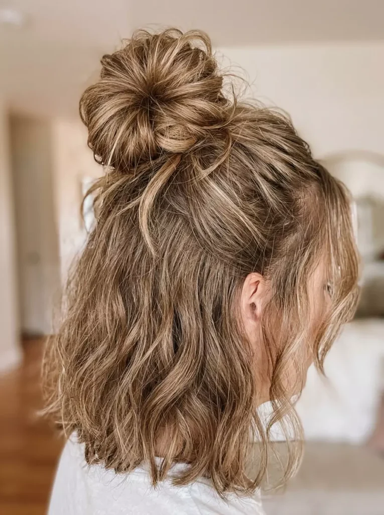 Simple Work Updos for Medium Hair