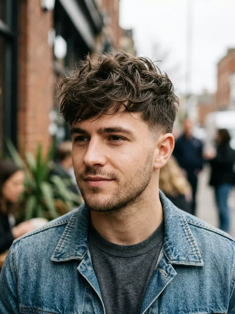 Messy Men’s Hair Cut