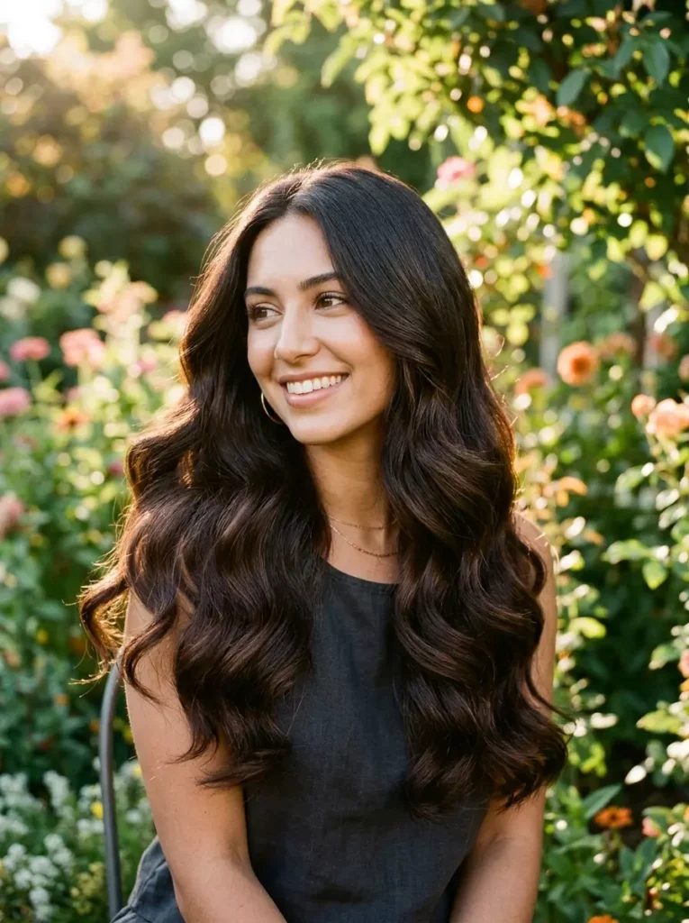 Molten Dark Chocolate Hair