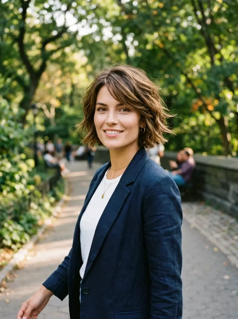 Short Hair for Square Face