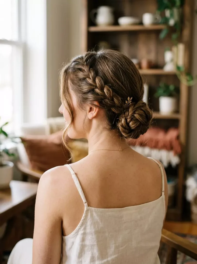 Simple Braided Chignon