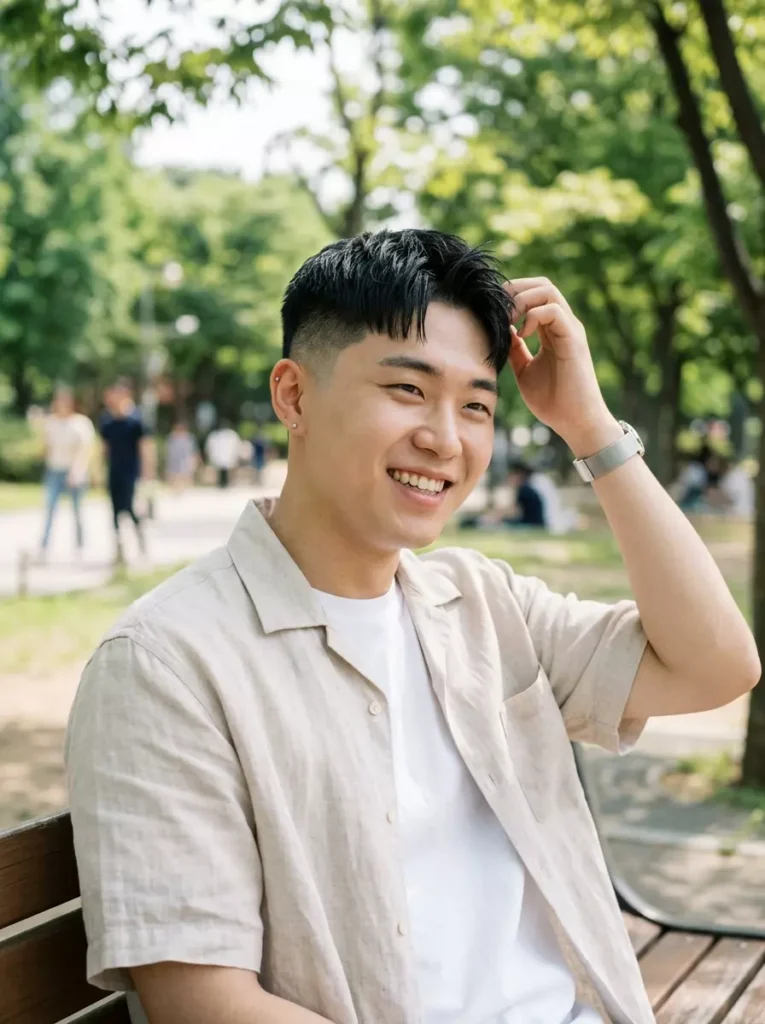 Summer Haircut Men Asian