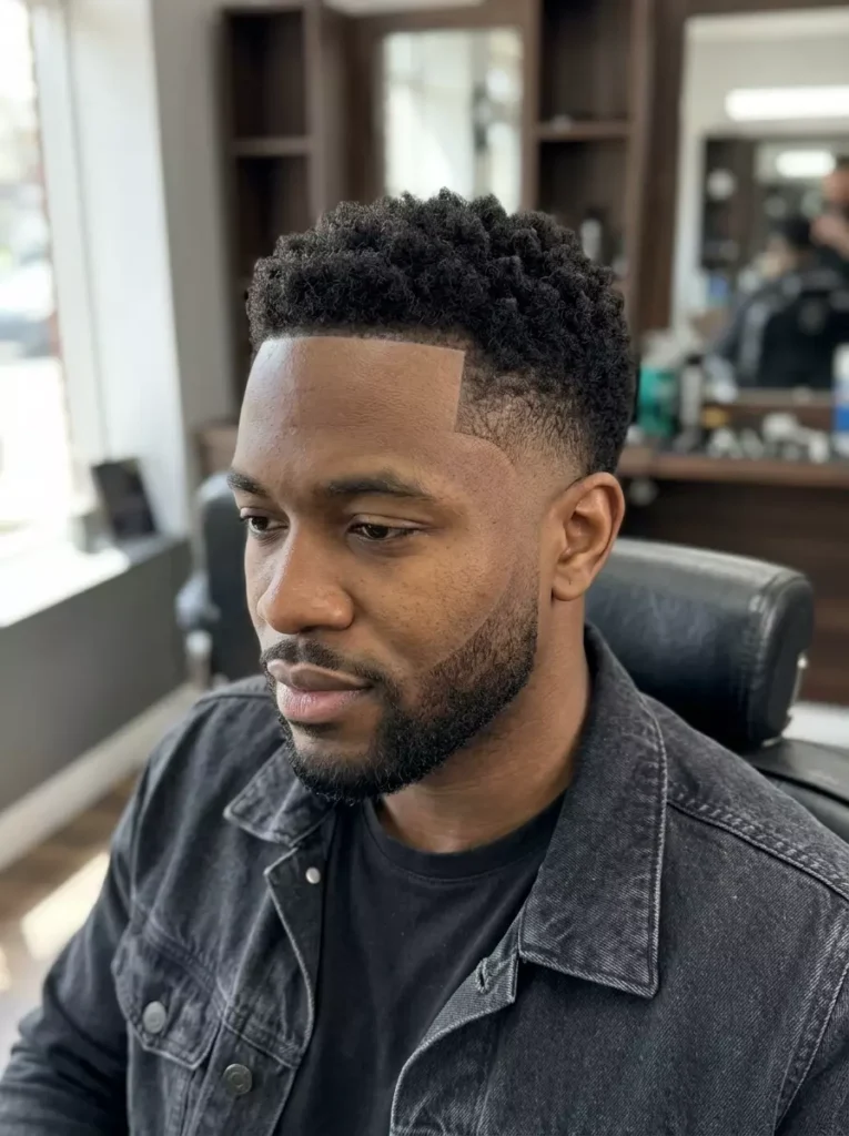 Temple Fade Men’s Hair Cut