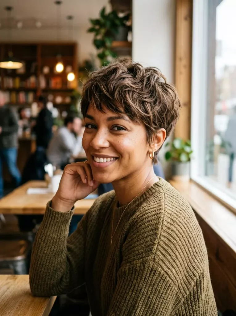 Textured Pixie Haircut