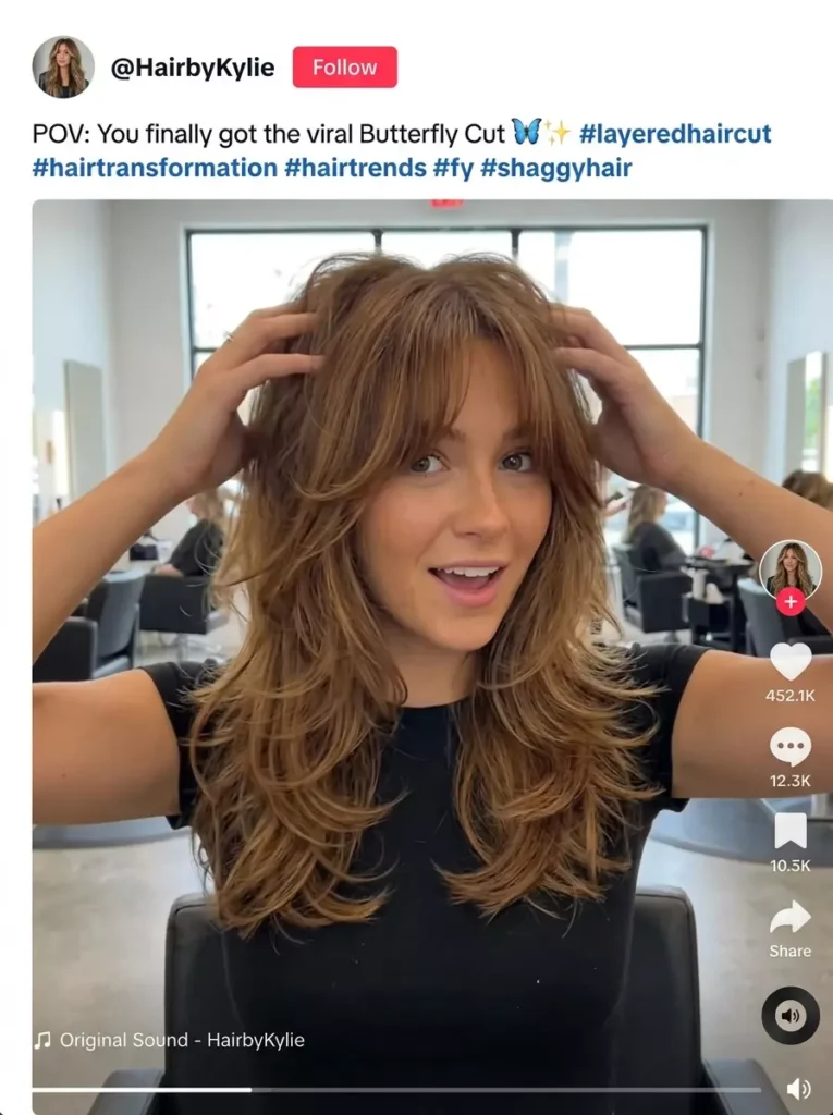 Viral TikTok Layered Haircuts Trends