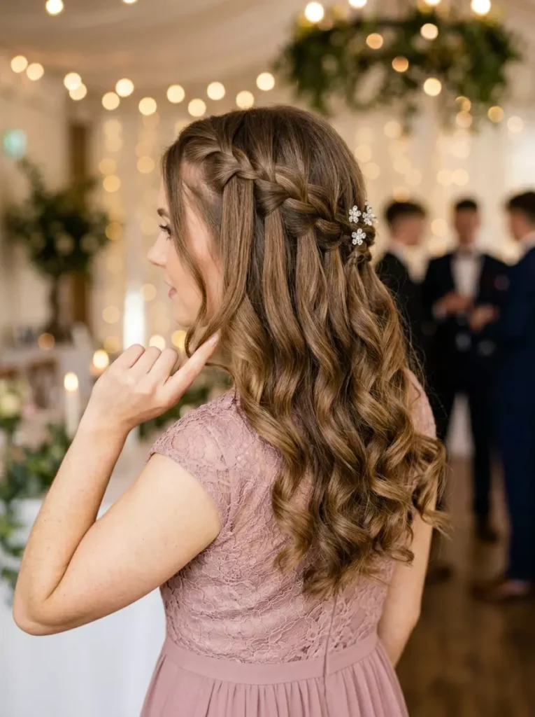 Waterfall Braid Prom Hairstyles